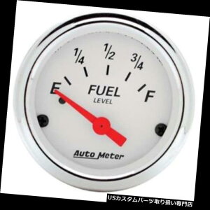 US^R[^[ I[g[^[1315kɃzCgcRxQ[W Auto Meter 1315 Arctic White Air-Core Fuel Level Gauge