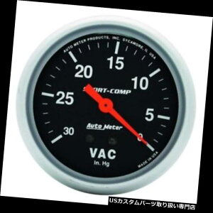 US^R[^[ I[g[^[3484X|[cRv@B^vA2-5 / 8C` Auto Meter 3484 Sport-Comp Mechanical Vacuum Gauge, 2-5/8 Inch