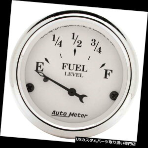 US^R[^[ I[g[^[1604I[h^CzCgcRxQ[WA2-1 / 16C` Auto Meter 1604 Old-Tyme White Air-Core Fuel Level Gauge, 2-1/16 Inch