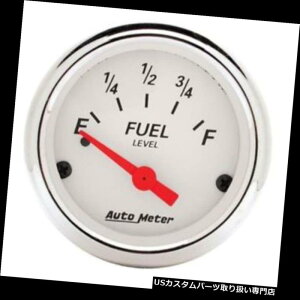 US^R[^[ I[g[^[1318kɃzCgcRxQ[W Auto Meter 1318 Arctic White Air-Core Fuel Level Gauge