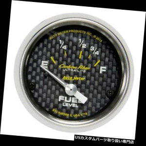 US^R[^[ I[g[^[4718J[{t@Co[RxQ[WA2-1 / 16A16 / 158I[Atbg Auto Meter 4718 Carbon Fiber Fuel Level Gauge, 2-1/16, 16/158 Ohm, Flat