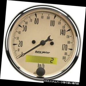US^R[^[ I[g[^[Xs[h[^[Q[W1887-M; AeB[Nx[W0-190 KPH 3-1 / 8 "dC Auto Meter Speedometer Gauge 1887-M; Antique Beige 0-190 KPH 3-1/8" Electrical