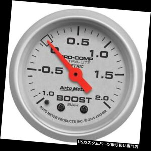 US^R[^[ I[g[^[4303-M2EgCgu[Xg/^vA2-1 / 16A-1 - + 2 BARA Auto Meter 4303-M2 Ultra-Lite Boost/Vacuum Gauge, 2-1/16, -1-+2 BAR,