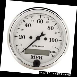 US^R[^[ I[g[^[1688I[h^CzCgcXs[h[^[A3-1 / 8C` Auto Meter 1688 Old-Tyme White Air-Core Speedometer, 3-1/8 Inch
