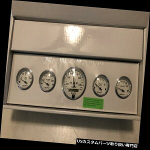 US^R[^[ I[g[^[I[h^CzCg5s[XQ[WZbgdXs[h[^[190 KM / H Auto Meter Old-Tyme White 5 Piece Gauge Set Electric Speedometer 190 KM/H
