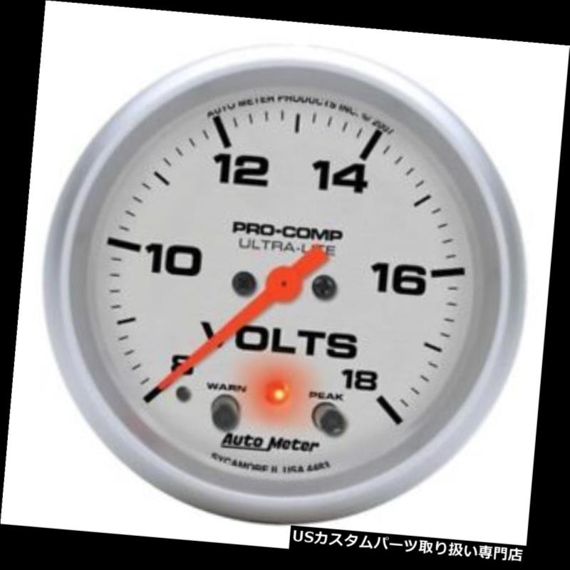 Auto Meter 4483 Ultra-Lite Electric Voltmeter Gauge