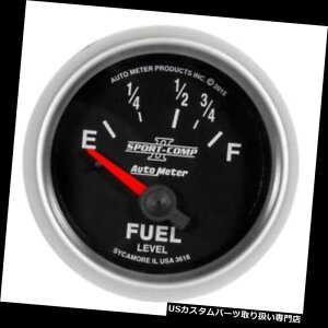 US^R[^[ I[g[^[3618X|[cRvIIRxQ[WA2-1 / 16A16 / 158I[Atbg Auto Meter 3618 Sport-Comp II Fuel Level Gauge, 2-1/16, 16/158 Ohm, Flat