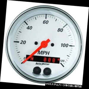 US^R[^[ I[g[^[1349kɔcGPSXs[h[^[Q[W Auto Meter 1349 Arctic White Air-Core GPS Speedometer Gauge