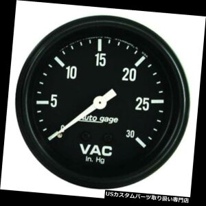 US^R[^[ [g2317̎Q[W̋@B^vA2-5 / 8C` Auto Meter 2317 Auto Gage Mechanical Vacuum Gauge, 2-5/8 Inch