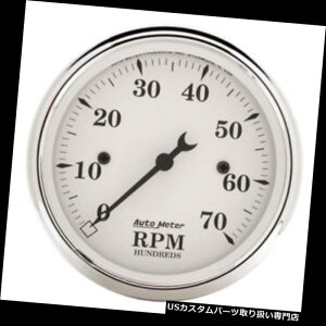 US^R[^[ I[g[^[1695I[h^CzCgGARAC_bV^R[^[A3-1 / 8C` Auto Meter 1695 Old-Tyme White Air-Core In-Dash Tachometer, 3-1/8 Inch