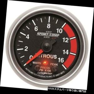 US^R[^[ I[g[^[3673X|[cRvIIXebsO[^[f͌v Auto Meter 3673 Sport-Comp II Stepper Motor Nitrous Pressure Gauge