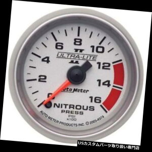 US^R[^[ I[g[^[4974EgCgIIXebsO[^[f͌v Auto Meter 4974 Ultra-Lite II Stepper Motor Nitrous Pressure Gauge