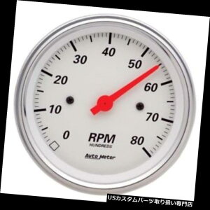 US^R[^[ I[g[^[1390kɃzCgGARAC_bV^R[^[Q[W Auto Meter 1390 Arctic White Air-Core In-Dash Tachometer Gauge