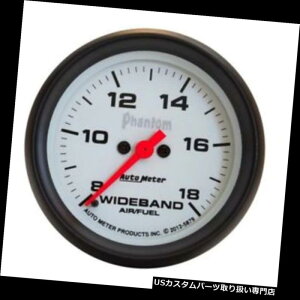 USタコメーター オートメーター5879ファントムデジタルステッピングモーター広帯域AFRゲージ Auto Meter 5879 Phantom Digital Stepper Motor Wideband AFR Gauge