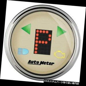 US^R[^[ I[g[^[1860AeB[Nx[WfW^PRNDLQ[W Auto Meter 1860 Antique Beige Digital PRNDL Gauge