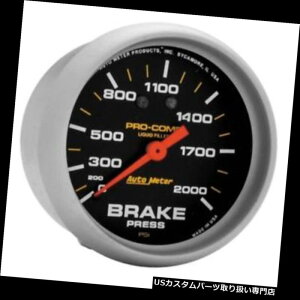 US^R[^[ I[g[^[5426vRvJjJu[L͌vA2-5 / 8C` Auto Meter 5426 Pro-Comp Mechanical Brake Pressure Gauge, 2-5/8 Inch