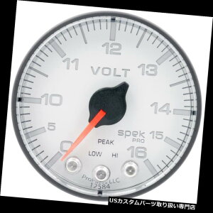 US^R[^[ I[g[^[P344128 Spek-ProdvA2-1 / 16A0-16VAtbgY Auto Meter P344128 Spek-Pro Voltmeter, 2-1/16, 0-16V, Flat Lens