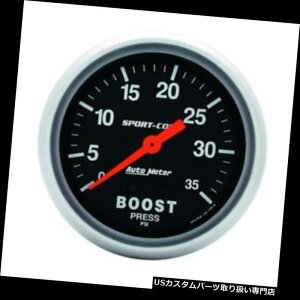 US^R[^[ I[g[^[3404X|[cRvJjJu[XgQ[WA35 PSIA2?5/8C` Auto Meter 3404 Sport-Comp Mechanical Boost Gauge, 35 PSI, 2-5/8 Inch