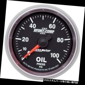 US^R[^[ I[g[^[3621 Sport-Comp IIJQ[WA100 PSIA2-1 / 16 Auto Meter 3621 Sport-Comp II Mech Oil Pressure Gauge, 100 PSI, 2-1/16