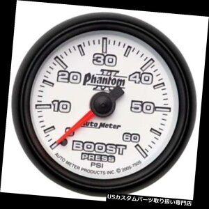 US^R[^[ I[g[^[7505t@gIIJjJu[XgQ[WA60 PSIA2-1 / 16C` Auto Meter 7505 Phantom II Mechanical Boost Gauge, 60 PSI, 2-1/16 Inch
