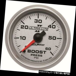 US^R[^[ I[g[^[4905EgCgIIJjJu[XgQ[WA60 PSIA2-1 / 16 Auto Meter 4905 Ultra-Lite II Mechanical Boost Gauge, 60 PSI, 2-1/16