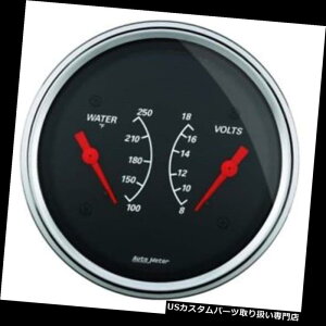 US^R[^[ [^[1430fUCi[cfAQ[WA3 - 3/8C` Auto Meter 1430 Designer Black Air-Core Dual Gauge, 3-3/8 Inch