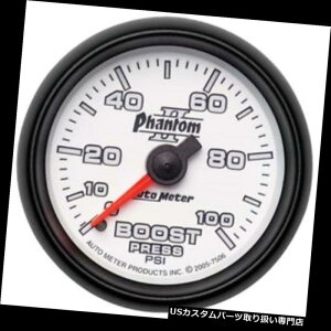 US^R[^[ I[g[^[7506t@gIIJjJu[XgQ[WA100 PSIA2-1 / 16C`B Auto Meter 7506 Phantom II Mechanical Boost Gauge, 100 PSI, 2-1/16 In.
