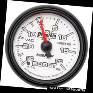 US^R[^[ v7507̌eII̋@Bu[Xg/^vA2-1 / 16C` Auto Meter 7507 Phantom II Mechanical Boost/Vacuum Gauge, 2-1/16 Inch