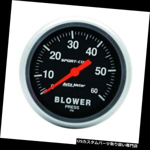 US^R[^[ I[g[^[3402X|[cRvJjJu[͌vA2-5 / 8C`B Auto Meter 3402 Sport-Comp Mechanical Blower Pressure Gauge, 2-5/8 In.