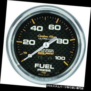 US^R[^[ I[g[^[4812J[{t@Co[JjJRv Auto Meter 4812 Carbon Fiber Mechanical Fuel Pressure Gauge
