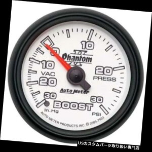 US^R[^[ [g7503̌eII̋@Bu[Xg/^vA2-1 / 16C` Auto Meter 7503 Phantom II Mechanical Boost/Vacuum Gauge, 2-1/16 Inch