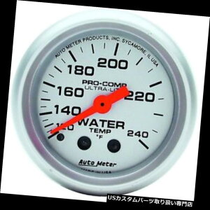 USタコメーター AutoMeter 4332ウルトラライト機械式水温計 AutoMeter 4332 Ultra-Lite Mechanical Water Temperature Gauge