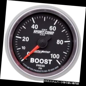 US^R[^[ I[g[^[3606 Sport-Comp IIJjJu[XgQ[WA100 PSIA2-1 / 16 Auto Meter 3606 Sport-Comp II Mechanical Boost Gauge, 100 PSI, 2-1/16