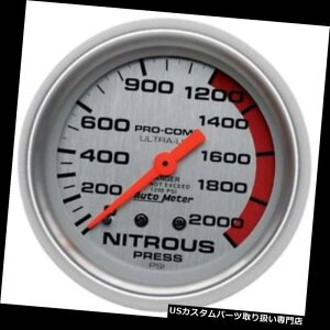 US^R[^[ I[g[^[4428EgCgbNiCgjbN͌vA2000PSIA2-5 / 8 Auto Meter 4428 Ultra-Lite Mech Nitrous Pressure Gauge, 2000PSI, 2-5/8