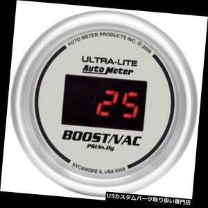 US^R[^[ I[g[^[6559yʃfW^fW^u[Xg/^vA2-1 / 16 Auto Meter 6559 Ultra-Lite Digital Digital Boost/Vacuum Gauge, 2-1/16