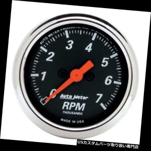US^R[^[ I[g[^[1477fUCi[ubNGARAC_bV^R[^[Q[W Auto Meter 1477 Designer Black Air-Core In-Dash Tachometer Gauge