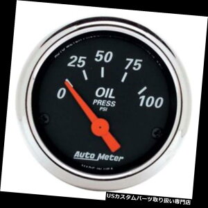 US^R[^[ I[g[^[1426fUCi[ubNGARAQ[WA2-1 / 16C`B Auto Meter 1426 Designer Black Air-Core Oil Pressure Gauge, 2-1/16 In.
