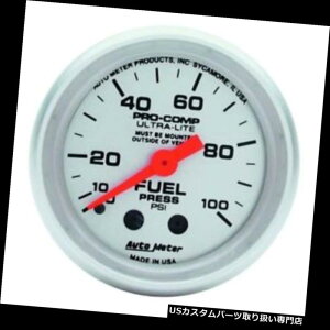 US^R[^[ I[g[^[4312EgCgJjJRvA2-1 / 16C` Auto Meter 4312 Ultra-Lite Mechanical Fuel Pressure Gauge, 2-1/16 Inch