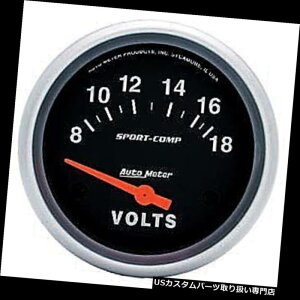 US^R[^[ I[g[^[3592 2-5 / 8 "Sport-CompdCdvA8-18VAc Auto Meter 3592 2-5/8" Sport-Comp Electric Voltmeter Gauge, 8-18V, Air-Core