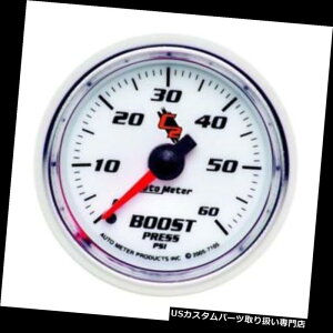 US^R[^[ I[g[^[7105 C2JjJu[XgQ[WA2-1 / 16C`A0-60 PSI Auto Meter 7105 C2 Mechanical Boost Gauge, 2-1/16 Inch, 0-60 PSI