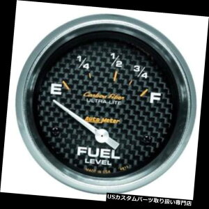 US^R[^[ [g4815̒Yf@ۂ̋c̔RxQ[WA2-5 / 8C` Auto Meter 4815 Carbon Fiber Air-Core Fuel Level Gauge, 2-5/8 Inch