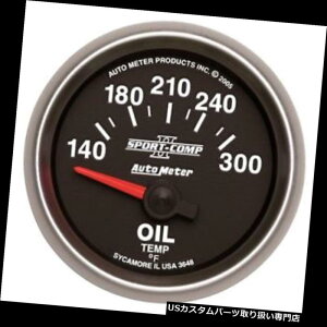 USタコメーター AutoMeter 3648 Sport-Comp II電気油温計 AutoMeter 3648 Sport-Comp II Electric Oil Temperature Gauge