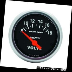 US^R[^[ I[g[^[3391 Sport-CompGA[RAdvA2?1/16C` Auto Meter 3391 Sport-Comp Air-Core Voltmeter Gauge, 2-1/16 Inch