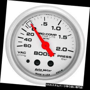 US^R[^[ AutoMeter 4303-MyʃJjJu[Xg/^v AutoMeter 4303-M Ultra-Lite Mechanical Boost/Vacuum Gauge