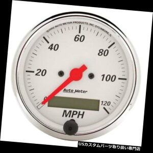 US^R[^[ I[g[^[1388kɔcXs[h[^[Q[W Auto Meter 1388 Arctic White Air-Core Speedometer Gauge