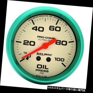 US^R[^[ I[g[^[4521EgiCgJjJICvbV[Q[WA2-5 / 8 " Auto Meter 4521 Ultra-Nite Mechanical Oil Pressure Gauge, 2-5/8"