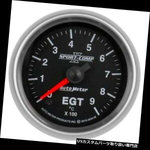US^R[^[ I[g[^[3644-MX|[cRvIIu[Xg/pCQ[WA2/1 / 16A0-900xAtbg Auto Meter 3644-M Sport-Comp II Boost/Pyro Gauge, 2-1/16, 0-900 Deg., Flat