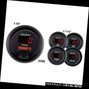 US^R[^[ I[g[^[6300 Sport-CompfW^5s[XQ[WLbg Auto Meter 6300 Sport-Comp Digital 5 Piece Gauge Kit