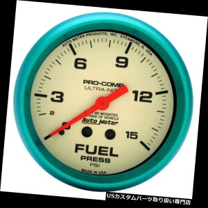 US^R[^[ I[g[^[4511EgiCgJjJRvA2-5 / 8C` Auto Meter 4511 Ultra-Nite Mechanical Fuel Pressure Gauge, 2-5/8 Inch