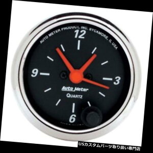 US^R[^[ [g1484fUCi[ṽQ[WA2-1 / 16C` Auto Meter 1484 Designer Black Quartz Clock Gauge, 2-1/16 Inch